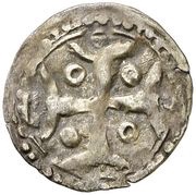 Denier Ramon Berenguer III, Spain, 1096-1131 reverse image