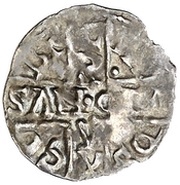 Denier cross, Spain, 1066-1111 reverse image