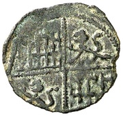 Meaja "1st Granada war" - Alfonso X no mark, Spain, 1264-1268 reverse image