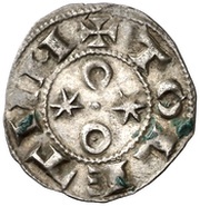 Dinero - Alfonso VI Toledo, Spain, 1087-1090 reverse image