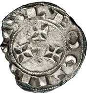 Dinero - Alfonso VII Leon, Spain, 1126-1157 reverse image