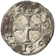 Dinero - Alfonso VII, Spain, 1129-1136 reverse image