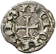 Dinero - Alfonso VII, Spain, 1135 reverse image