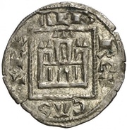 Dinero "burgales" - Alfonso X no mintmark obverse image