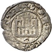 Dinero "negro" - Alfonso X obverse image