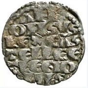 Dinero "1st Granada war" - Alfonso X annulets obverse image