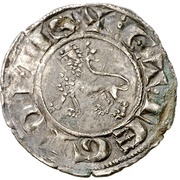 Dinero "prieto" - Alfonso X Burgos, Spain, 1269-1277 reverse image