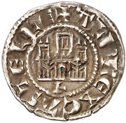 Dinero "prieto" - Alfonso X Leon obverse image