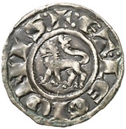 Dinero "prieto" - Alfonso X Murcia, Spain, 1269-1277 reverse image