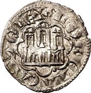 Dinero - Alfonso X 2nd Granada war obverse image