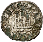 Dinero "2nd Granada war" - Alfonso X Cuenca obverse image