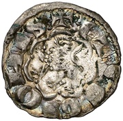 Dinero "2nd Granada war" - Alfonso X Cuenca, Spain, 1277-1284 reverse image