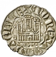 Dinero "2nd Granada war" - Alfonso X Toledo obverse image