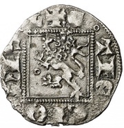 Dinero - Alfonso XI Leon, Spain, 1331-1332 reverse image