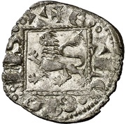 Dinero - Alfonso XI Toledo, Spain, 1331-1332 reverse image