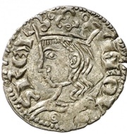 Dinero "Cornado" - Alfonso XI Toledo obverse image
