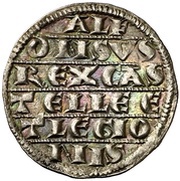 Silver maravedi "1st Granada war" - Alfonso X Murcia obverse image