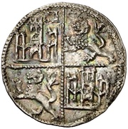 Silver maravedi "1st Granada war" - Alfonso X Murcia reverse image