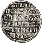 Silver maravedi "1st Granada war" - Alfonso X Sevilla obverse image