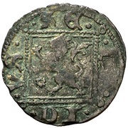 Dinero - Enrique II Cordoba, Spain, 1373-1379 reverse image