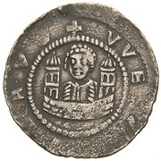 Denar - Vladislaus I Imprisonment of Jacob Apella, Bohemia, 1124 reverse image
