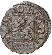Dinero - Juan I Seville, Spain, 1379-1390 reverse image