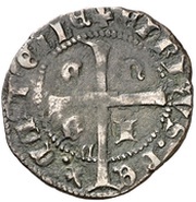Cruzado - Enrique II Coruna, Spain, 1369-1373 reverse image
