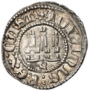 ⅙ Real - Juan I Seville, Spain, 1379-1390 reverse image