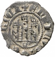 ¼ Real - Enrique II Seville, Spain, 1366-1369 reverse image
