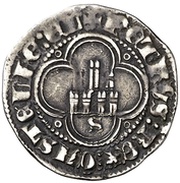 ½ Real - Pedro I Seville, Spain, 1350-1366 reverse image