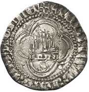 ½ Real - Enrique II Seville, Spain, 1373-1379 reverse image