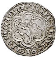 2 Maravedis - Pedro I Seville, Spain, 1366-1369 reverse image