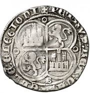 Real - Pedro I Burgos, Spain, 1350-1366 reverse image