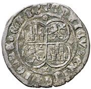 Real - Enrique II, Spain, 1366-1369 reverse image