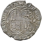Real - Enrique II Cordoba, Spain, 1369-1373 reverse image