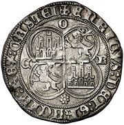 Real - Enrique II Cordoba, Spain, 1373-1379 reverse image