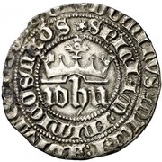 Real - Juan I Seville obverse image