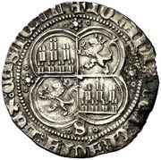 Real - Juan I Seville, Spain, 1379-1390 reverse image