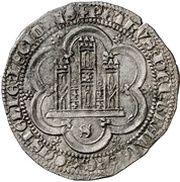 4 Maravedis - Pedro I Seville obverse image