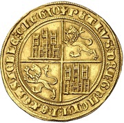 Dobla - Pedro I, Spain, 1350-1366 reverse image