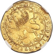 Dobla - Pedro I Seville, Spain, 1350-1366 reverse image