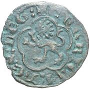 ½ Blanca - Enrique III Burgos, Spain, 1400-1406 reverse image