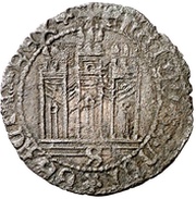Blanca - Enrique III Seville, Spain, 1400-1406 reverse image