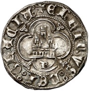 ½ Real - Enrique III Burgos, Spain, 1400-1406 reverse image