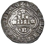 ½ Real - Juan II Burgos, Spain, 1452-1454 reverse image