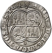 Real - Enrique III Seville, Spain, 1400-1406 reverse image