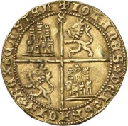 Dobla - Juan II Seville, Spain, 1430-1454 reverse image