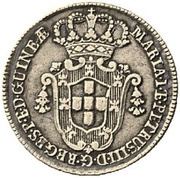 6 Macutas - Maria I and Pedro III obverse image