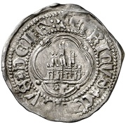 ½ Real - Enrique IV Toledo, Spain, 1455-1471 reverse image