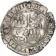 Real - Enrique IV Burgos, Spain, 1455-1471 reverse image